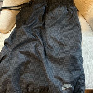 Nike Charcoal Logo Print Shorts